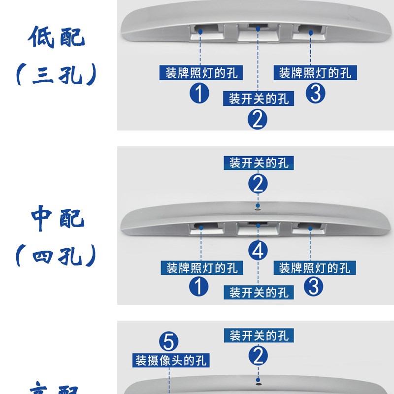 适用于08-15年逍客后备箱行李箱尾盖开关饰条后盖拉手尾门装饰板