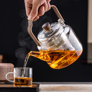 养生 玻璃防爆加厚煮茶壶电陶炉全自动煮茶器家用泡茶烧水茶具套装