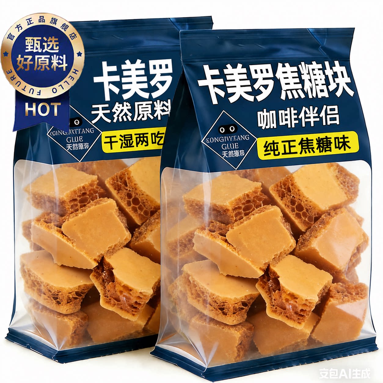 【官方正品】卡美罗焦糖块图片