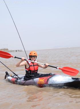 厂家77754直销3舟.3米单人旅行舟座鱼舱式艇洋钓海艇