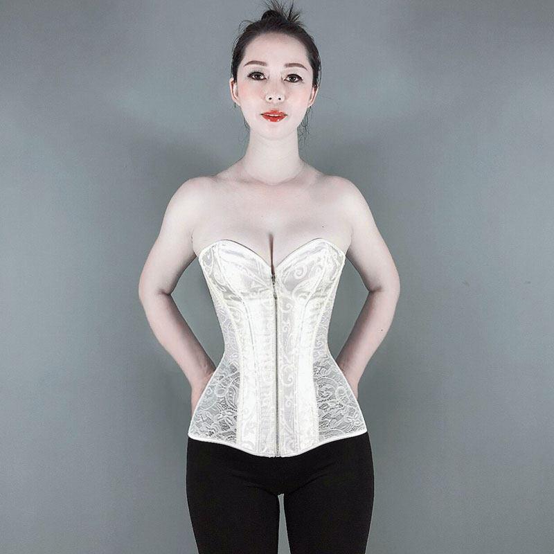 夏季夏天薄款蕾丝收腰收腹收小肚子美体束腹带腰封塑身内衣束身衣