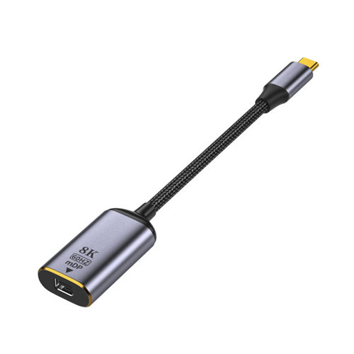 DP转Typec转接线8k连接线1.4雷电4投屏线USBC转mini DP高清转接头
