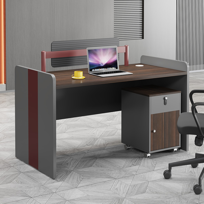 创意职员办公桌现代/人工位2员工卡座电脑桌办公室桌椅