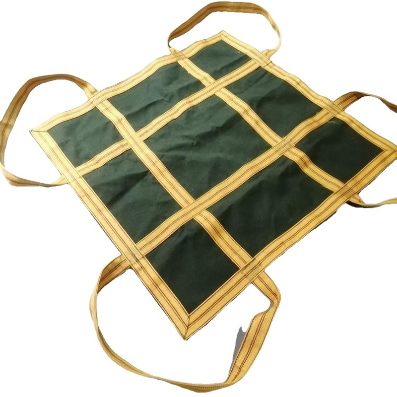 加厚帆布软托盘吨袋耐磨吊装货运小区装修沙子水泥吨包袋集装袋