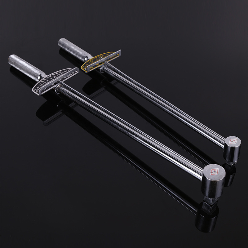 公斤扭力扳手可调式工斤筒汽修工具加长型指针力矩扭矩板手