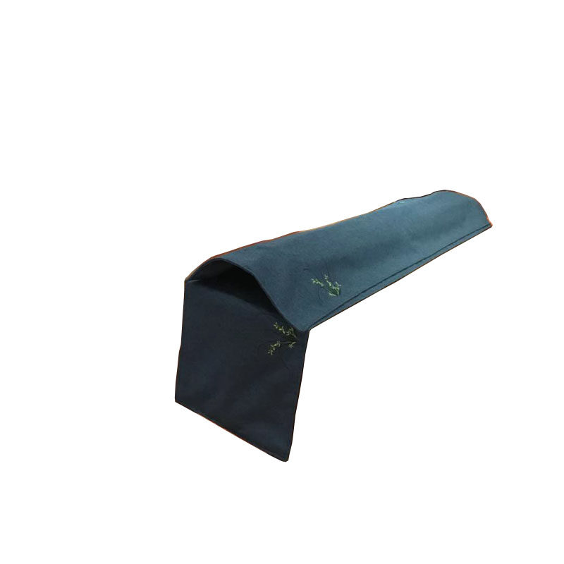 七韵家居古琴桌旗盖布 古琴盖布 防尘布棉麻布有垂感的带印