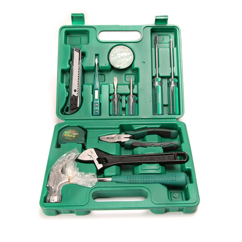 家用工具装日常维修理五金钳子锤子扳手螺丝刀组水管钳箱 - 封面