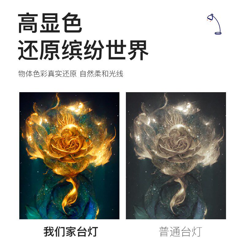 宿舍床头灯夹子小台灯大学生宿舍学习LD护眼灯U小巧充电