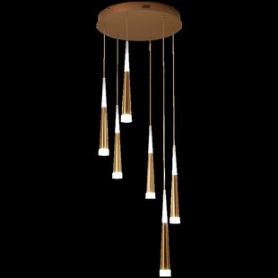 楼梯长吊灯别墅旋转l公寓挑空跃层楼梯间灯复式楼中楼梯灯吊灯