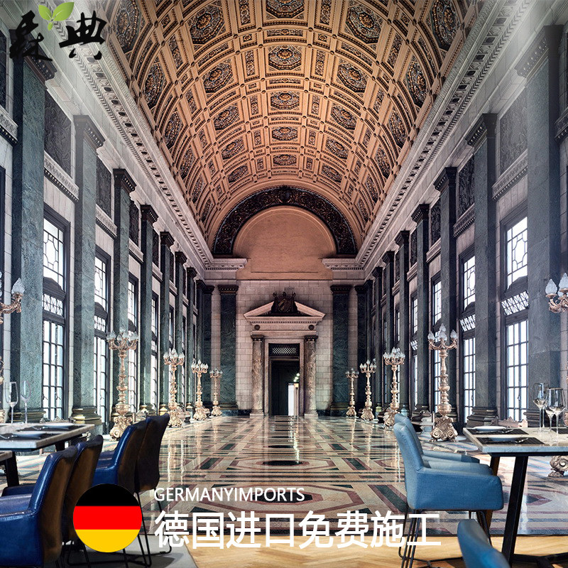 欧式建筑墙纸墙个性背景墙布卧室走廊玄关挂画d延伸空间壁纸,家装主材,定制壁画,淘宝优惠券,粉丝福利购,淘宝优惠卷