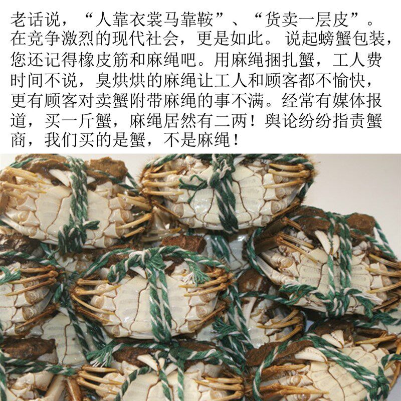 河蟹青蟹盖蟹盒包装盒礼品盒固定器捆绑器螃蟹别墅速装器免捆绑