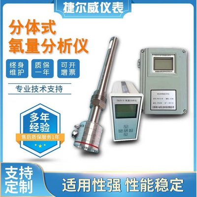 ZO氧化锆氧量分析仪烟道锅炉氧气含量烟气浓度探头检测仪报警器