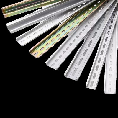 c45导轨国标导轨35mm宽钢质JF5高低轨铝卡轨裁剪型轨电气安装导轨