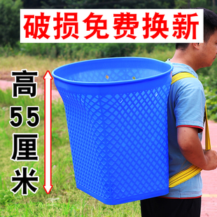 塑料背篓加大背篼买菜篮背筐竹编背篼家用成人采茶篓舞蹈道具儿童