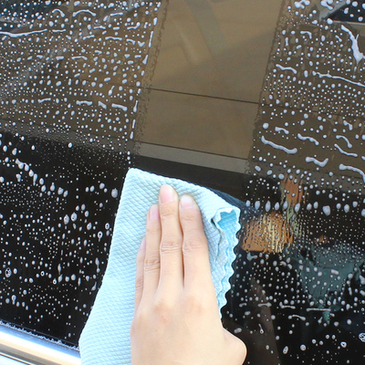 擦玻璃清洁布鱼鳞抹布无痕不留水渍吸水不易掉毛厨房擦桌镜子毛巾