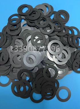 定制黑色石墨尼龙平垫圈垫片M8M8.6M9X10X11X12X13X17X18X22X16
