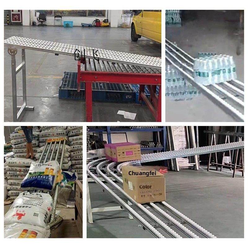 卸载神器滑轮，货物滑梯，搬运滑梯，无动力流畅带，袋装百货公司