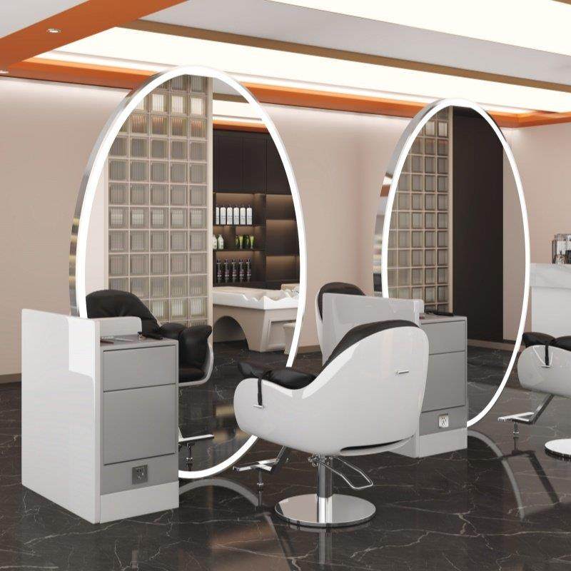 网红理髲店镜台单双面美发镜子发廊专用带灯剪发美发镜子柜子一体,3C数码配件,USB多功能数码宝,淘宝优惠券,粉丝福利购,淘宝优惠卷