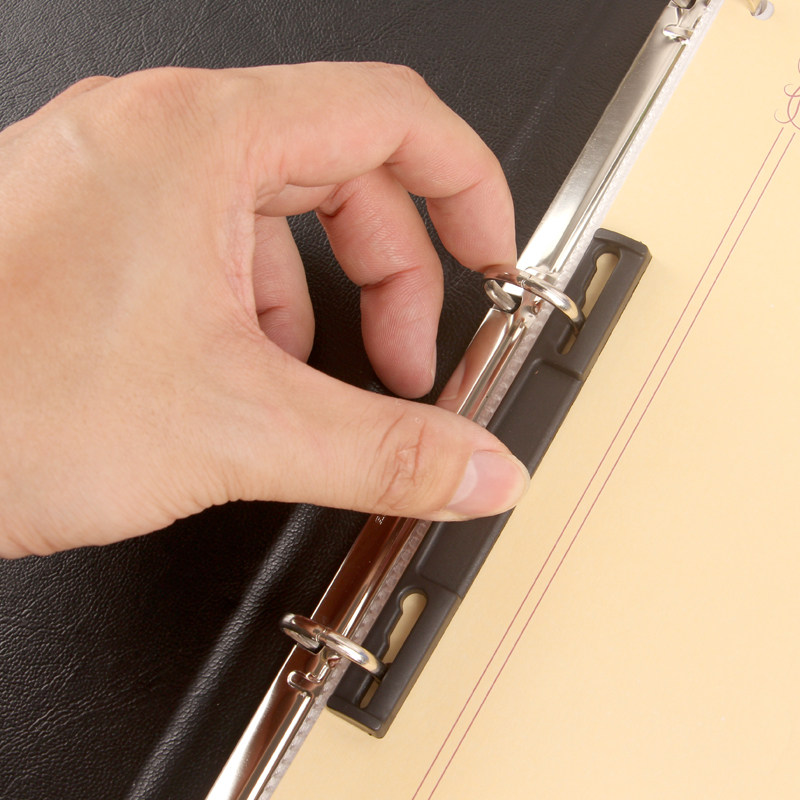 透明插页活页皮质A4文件夹100页分类资料夹高档办公定制打孔大4