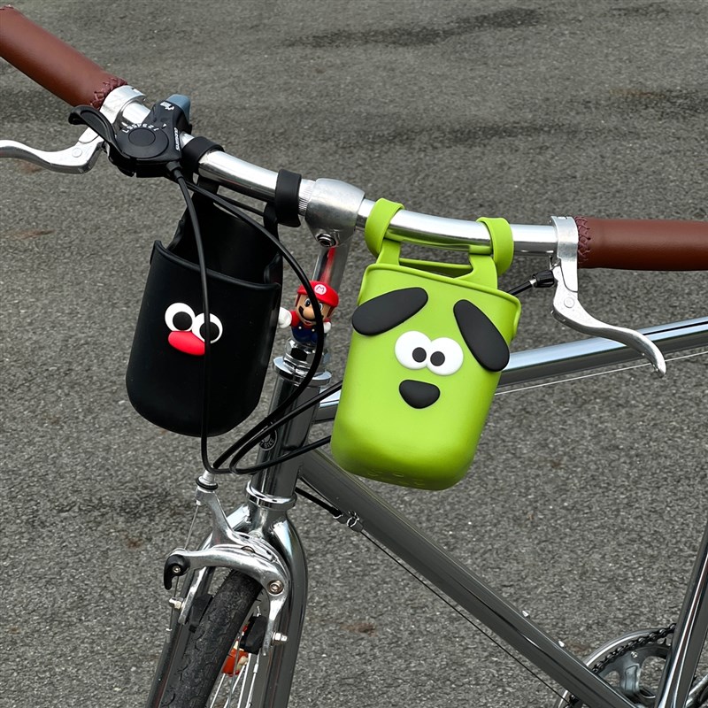 卡通公路自行车骑行水杯套水壶杯架配件电动车挂包婴儿推车小配饰