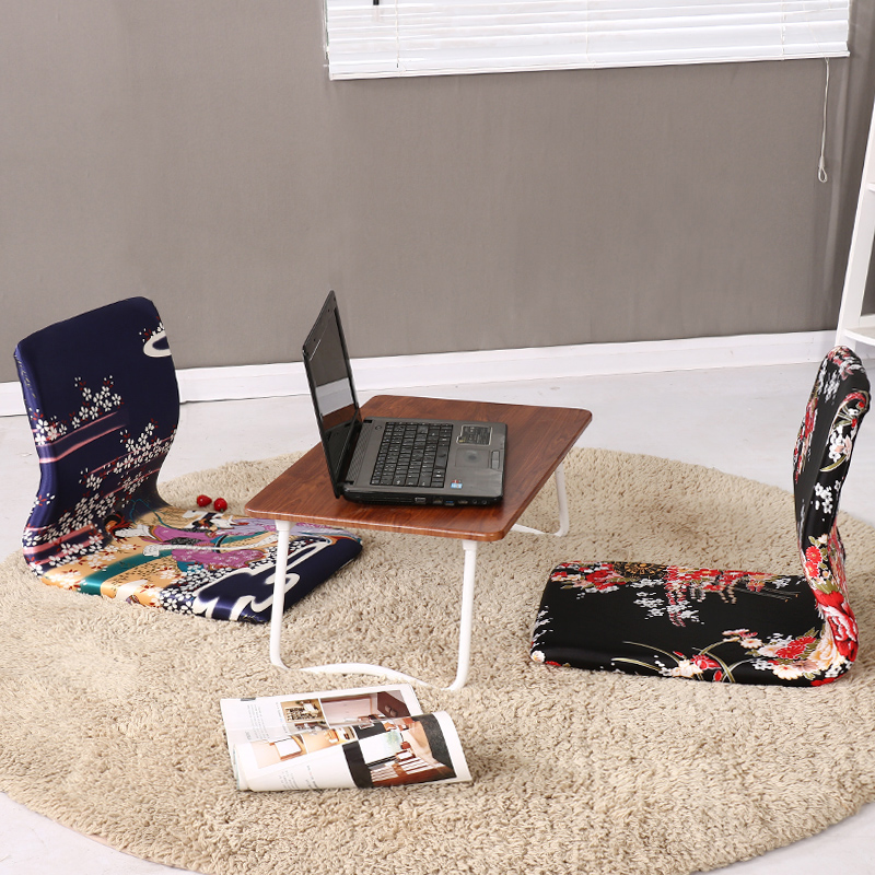 和室榻榻米椅无腿靠背椅懒人海绵椅日式仕女椅床上无脚椅飘窗靠椅