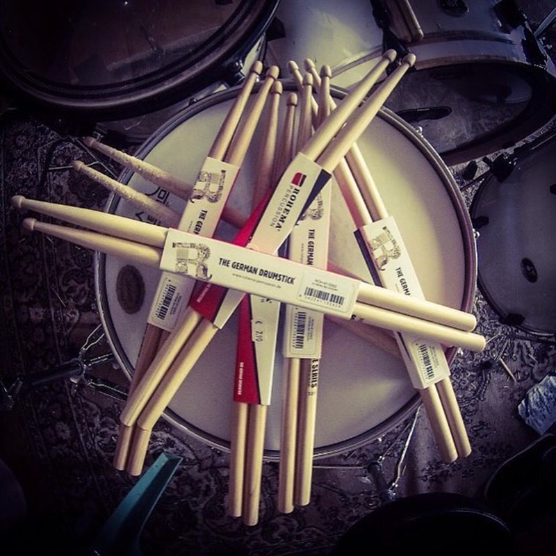 Rohema鼓棒 爵士鼓棒锤架子鼓锤 德国产 7a 5a 5B 2B 山胡桃 鼓槌