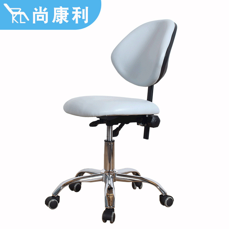 尚康利美容纹身马鞍椅师傅大工凳多功能美发转椅吧台靠背美甲圆凳