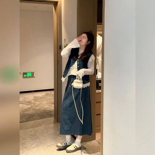 微胖女装秋装新品休闲牛