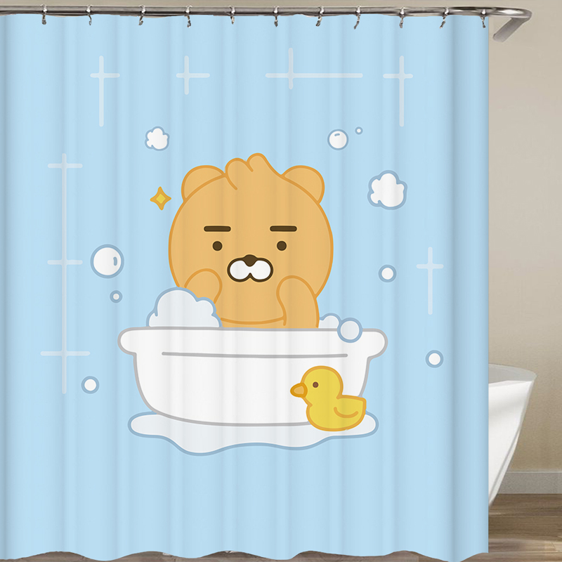 RYAN浴帘KAKAO窗帘布门帘布墙布装饰挂布卫生间挡水帘衣柜遮挡帘