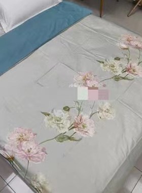 余料全棉纯棉40支斜纹单人小被套150*210160*210活性印花