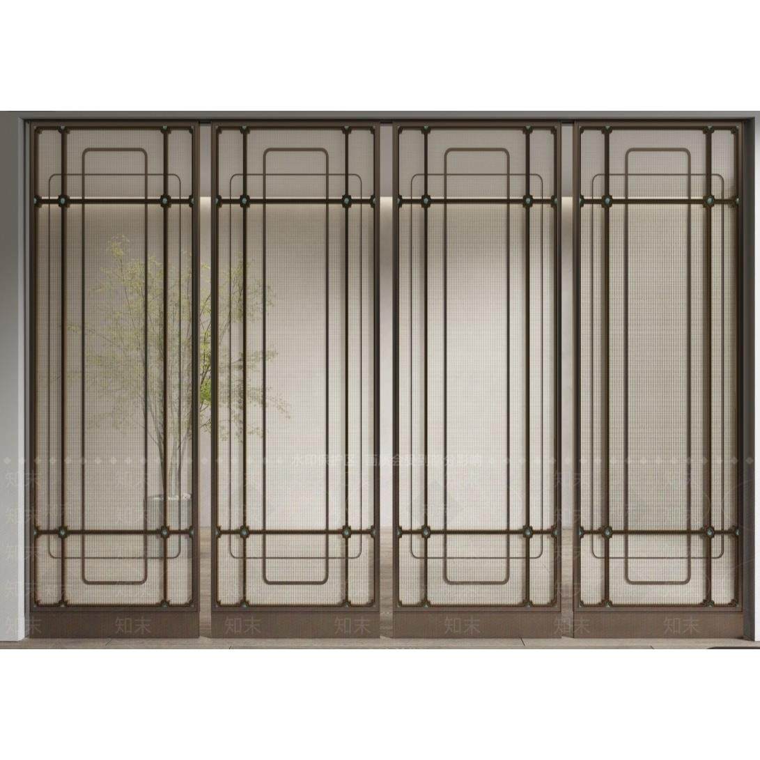 不锈钢屏风新中式夹丝艺术玻璃镂空隔断背景墙花格栅酒店大堂玄关,金属材料及制品,不锈钢制品,淘宝优惠券,粉丝福利购,淘宝优惠卷