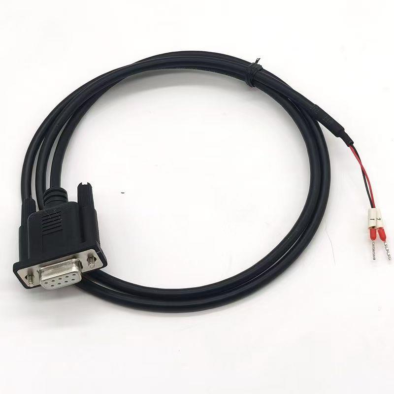 威纶通触摸屏RS485通讯线连接线通讯电缆 1- 2+DB9公母头2芯线