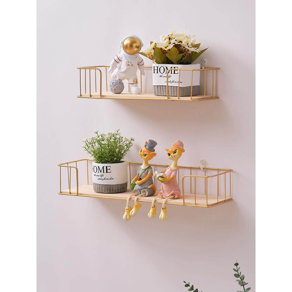 创意家居墙上装饰置物架餐厅墙面挂饰客厅墙壁挂架卧室床头收纳架