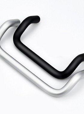 铝合金圆棒双折弯拉手 UHFNEA弧形倾斜角型拉手斜拉门把手LS532AL