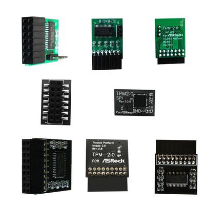TPM安全模块 TPM2.0 ASROCK华擎 Tpm2 -SLI -S -SPI 受信任的平台