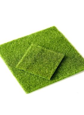 仿真假草皮微景观园艺装饰摄影道具创意植物造景假草坪可自行裁剪