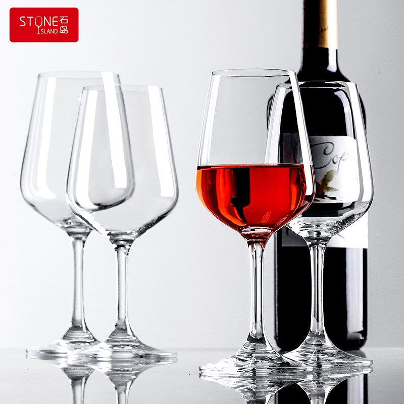 石岛创意欧式水晶红酒杯套装家用轻奢高脚杯醒酒器杯架葡萄酒杯具