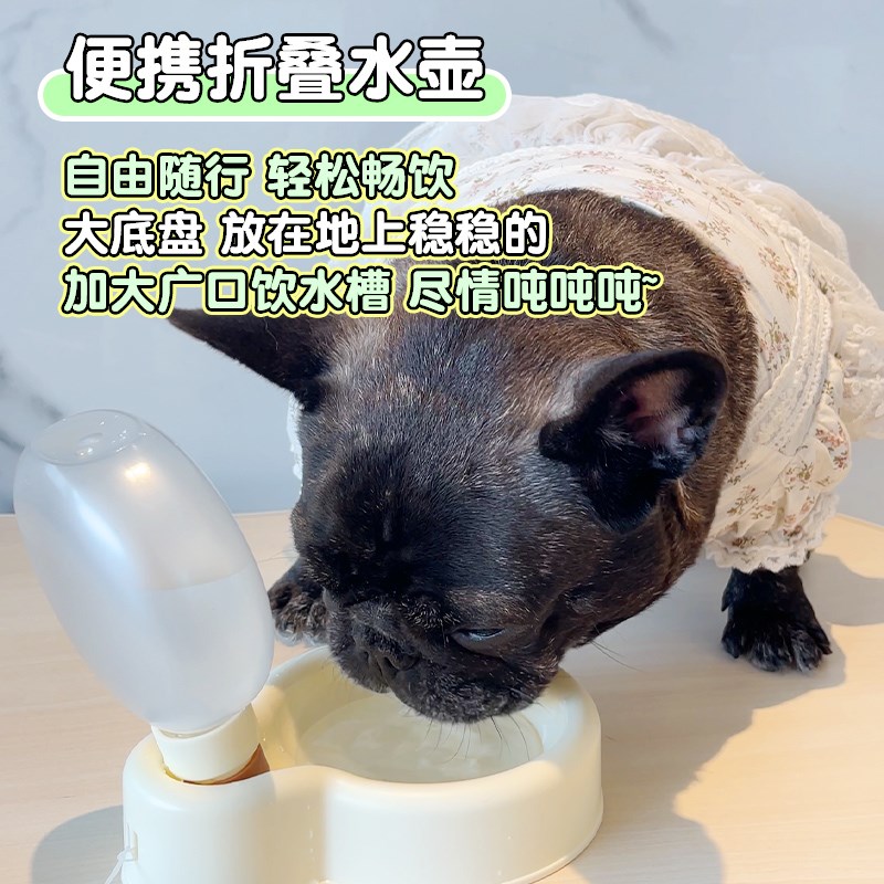 驼驼家 狗狗猫咪便携式水壶水瓶随行杯饮水器宠物外出喝水用品