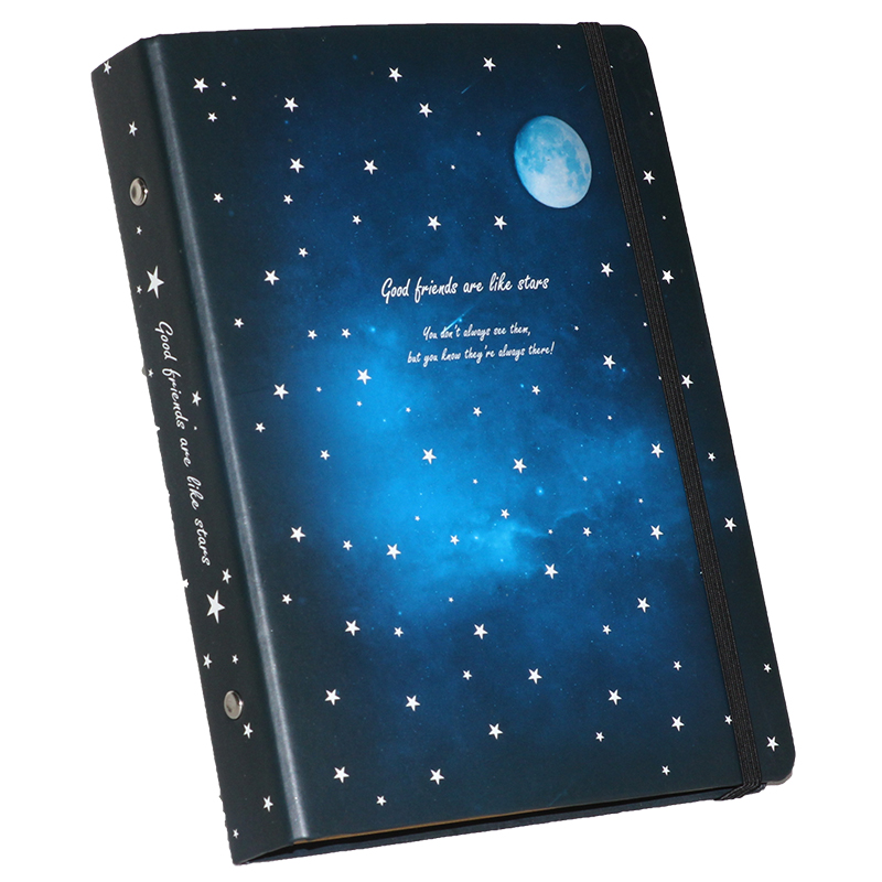 欧式复古B5A5素描本活页夹金属笔记本20孔26孔 活页本 日记本包邮