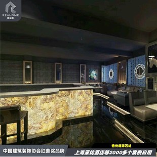 透光天然石超薄板岩柔性轻透亮片大理石透明石材奢石板超薄发光石