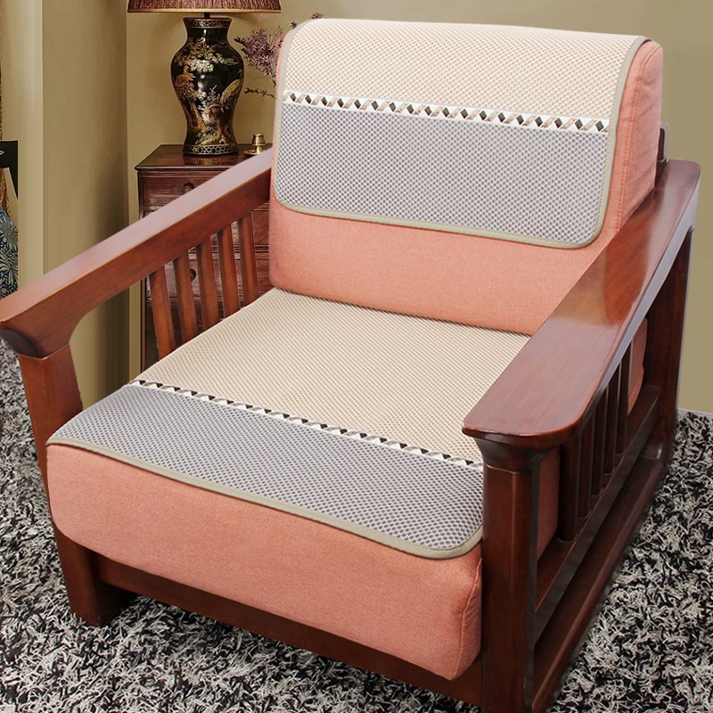 实木椅垫坐垫布艺沙发垫套办公室简约防滑座垫子四季通用盖布盖巾