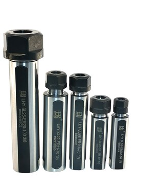 高精度ER16A延长杆ER20A车床单边侧固刀杆钻柄走芯机ER11内冷延长