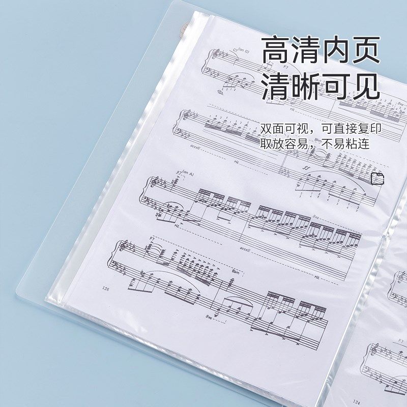 a4文件夹小学生专用放卷子分类收纳袋透明插页初中生资料册档案夹