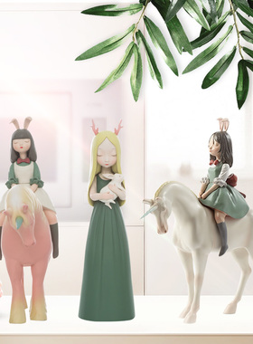 《白夜童话 》艺术家创意桌面摆件客厅卧室家居饰品生日礼品礼物