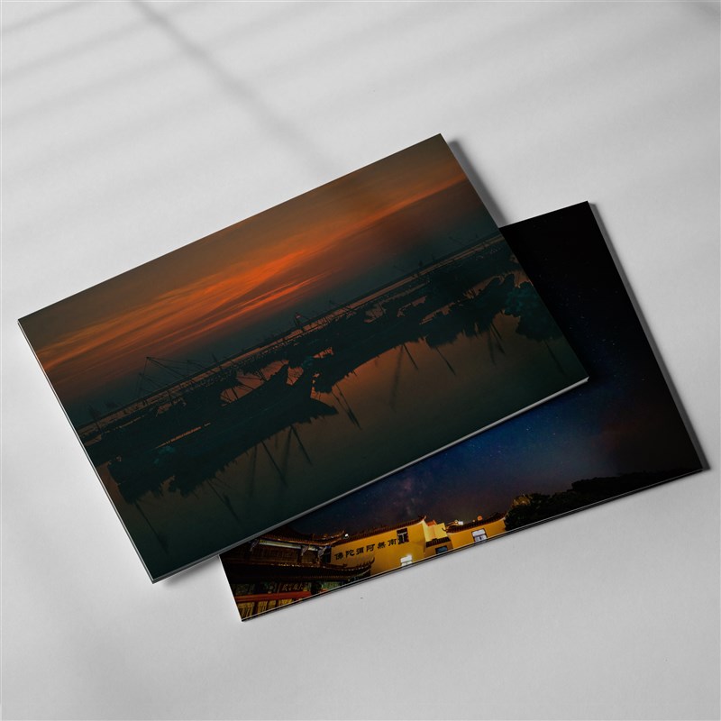 舟山明信片必易文创浙江风景区海边城市横版贺卡伴手礼卡片非盒