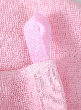 幼儿园纯棉绣名字方巾擦手洗脸手帕印刻绣字定制LOGO小毛巾带挂绳