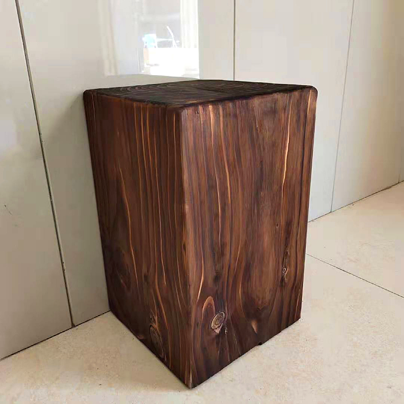 民宿实木墩子北欧原木木桩木凳子根雕摆件木头凳子实木树桩包邮