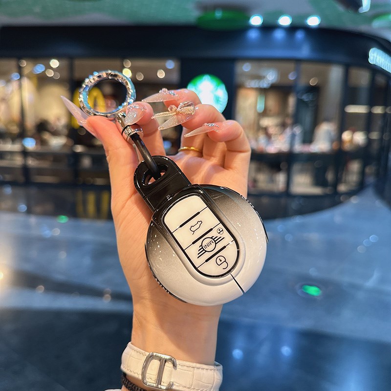 适用宝马ini钥匙套迷你untryan壳oper钥匙包f54f55f56F60扣