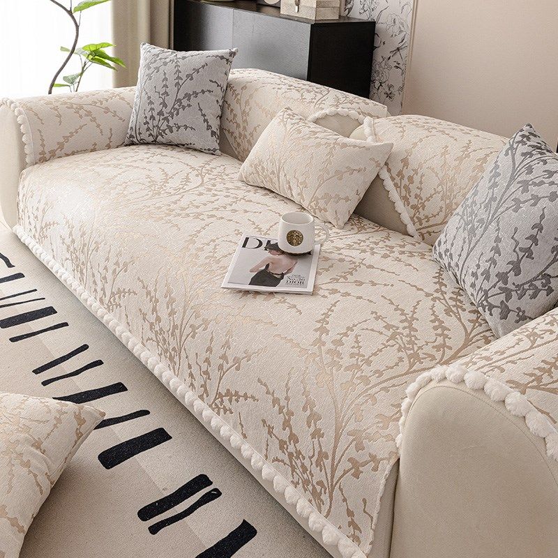 雪尼尔防猫抓沙发垫四季通用防滑法式轻奢坐垫子高端沙发盖布套罩,居家布艺,沙发垫,淘宝优惠券,粉丝福利购,淘宝优惠卷