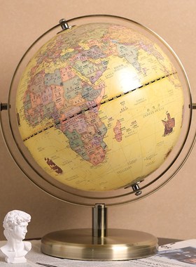 轻奢合金地球仪2025新款客厅玄关办公室高级感摆件高档高端装饰品
